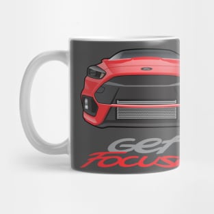 Get Focused Red Mug